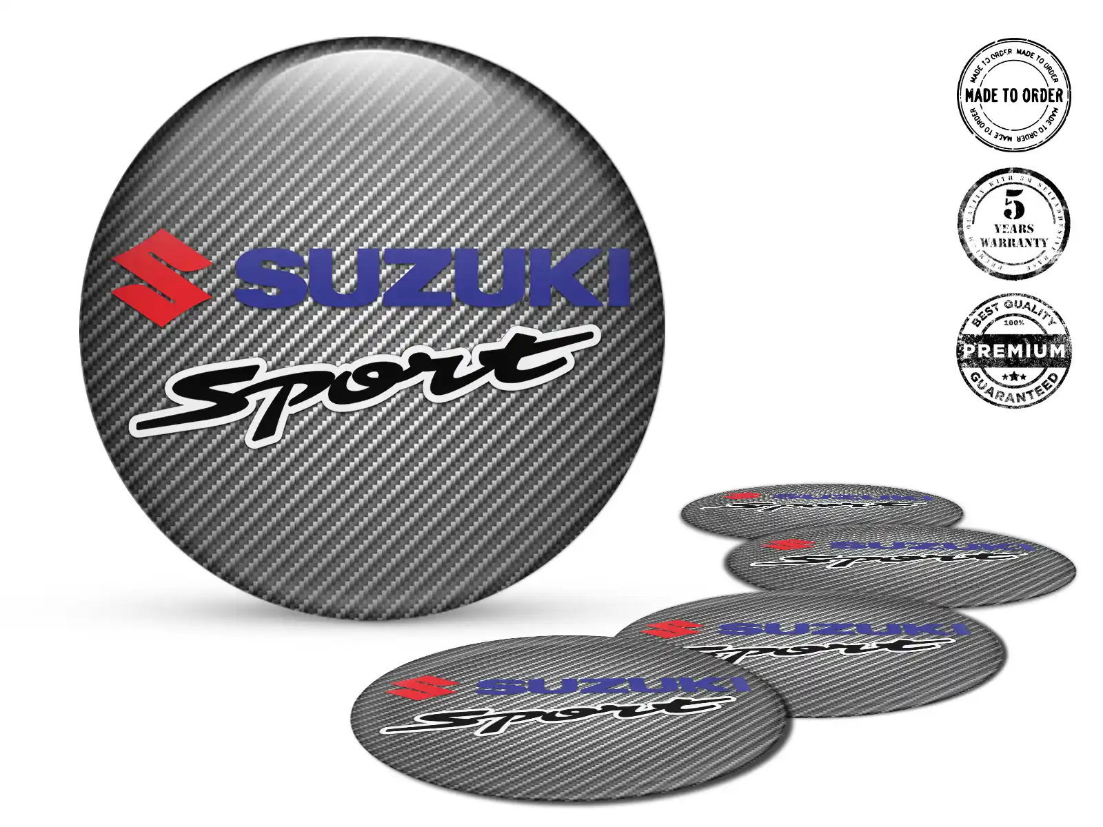 Suzuki Pegatinas Silicona Avanzadas Grilla Flujo Radiante